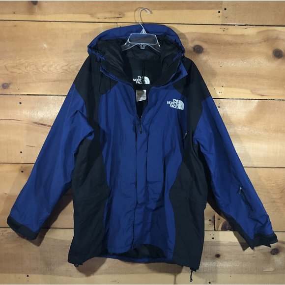 The North Face Gore-Tex Mountain Jacket Mens Size Large Parka Hooded Full Zip - Picture 1 of 13
